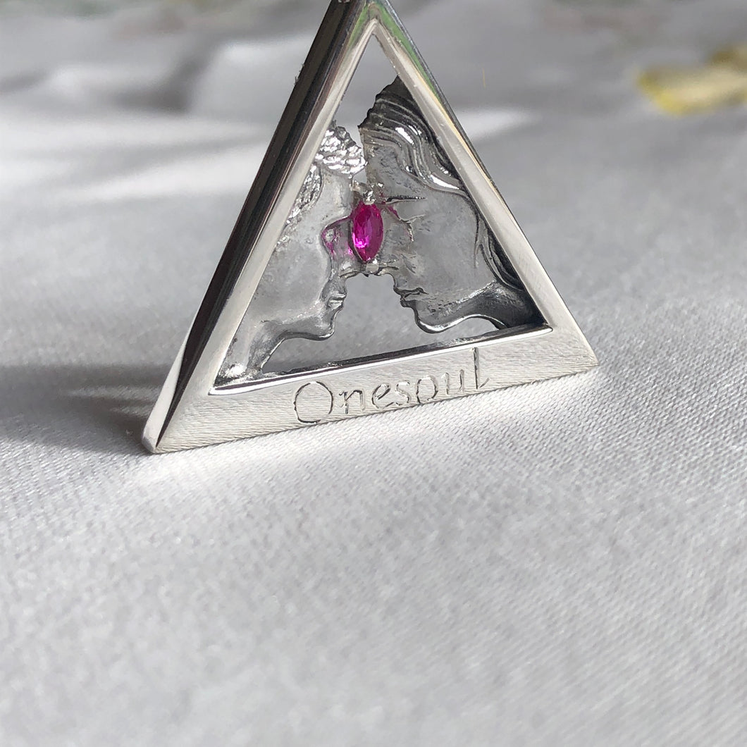 Onesoul Triangular Pendant - Mother to Son