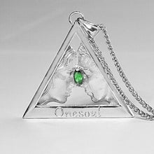 Load image into Gallery viewer, Onesoul Triangular Pendant - Woman to Man
